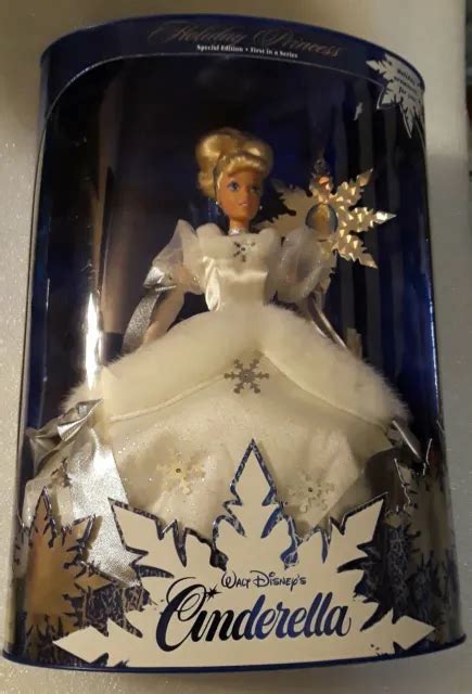 Rare Walt Disneys Cinderella Barbie Holiday Princess Special Edition