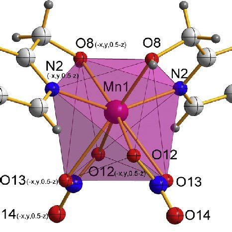 Molecular Structure With The Atom Numbering Scheme And Coordination