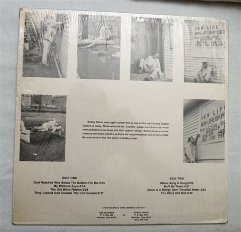 Lp Bobby Grove Sings God Reached Way Below The Bottom Weird Rare