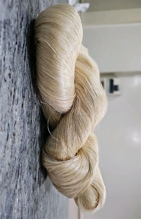 Raw Cream White Denier Tussar Silk Yarn For Weaving Count