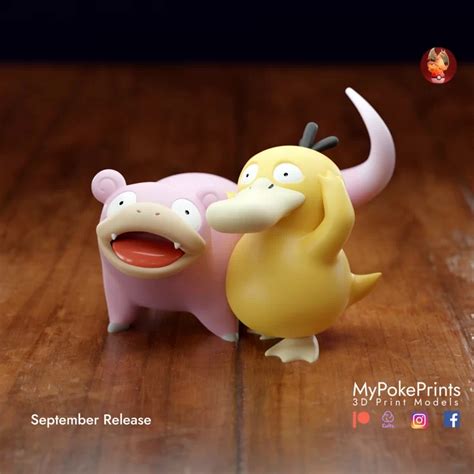 Slowpoke And Psyduck 3D Print Model AssetsFree