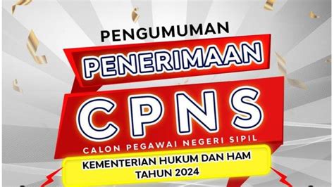 Kuota Cpns Kemenkumham Per Provinsi Formasi Penjaga Tahanan Cek