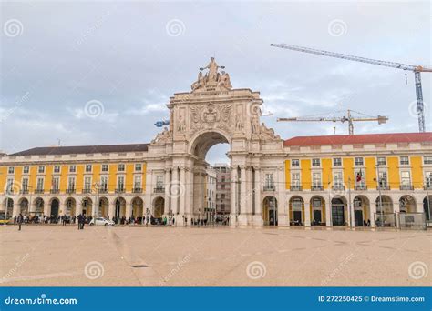 The Rua Augusta Arch Portuguese Arco Da Rua Augusta The Arch Seen