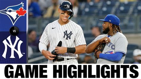 Blue Jays Vs Yankees Game Highlights 4 13 22 MLB Highlights YouTube