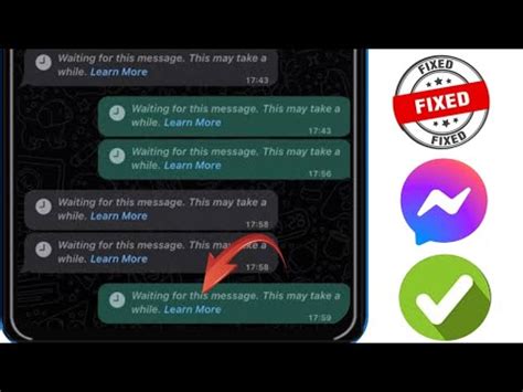 Perbaiki Messenger Menunggu Pesan Ini Ini Mungkin Memerlukan Masalah