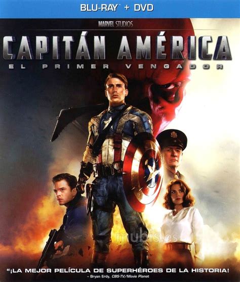 Carátula de Capitán América El Primer Vengador Blu ray