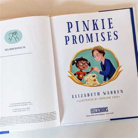 Pinkie Promises By Elizabeth Warren Hardcover Pangobooks