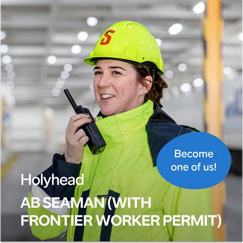 Ab Seaman With Frontier Worker Permit Holyhead