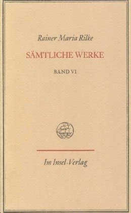 Sämtliche Werke 7 Bde Ln Bd 6 Malte Laurids Brigge Amazon de Bücher