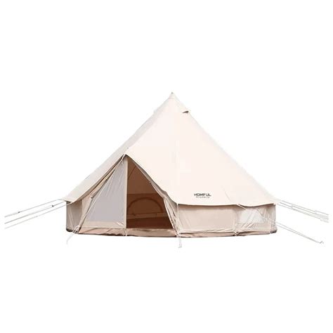 Homful Modern Style Cotton Bell Tent Waterproof Luxury Yurt Glamping