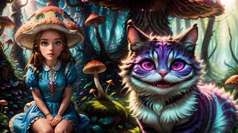 Alice and the Cheshire cat by timbersavage90 on DeviantArt