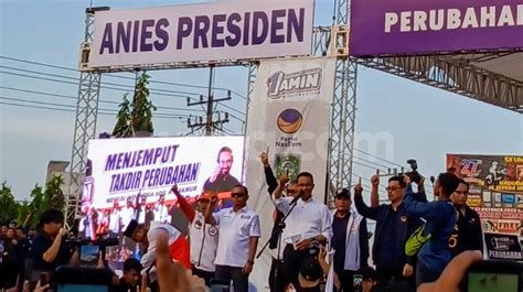 Kampanye Akbar Di Deli Serdang Anies Baswedan Sebut Sumut Penentu