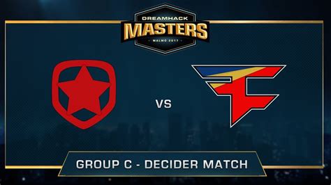 Gambit vs FaZe Train Group C DreamHack Masters Malmö 2017 YouTube