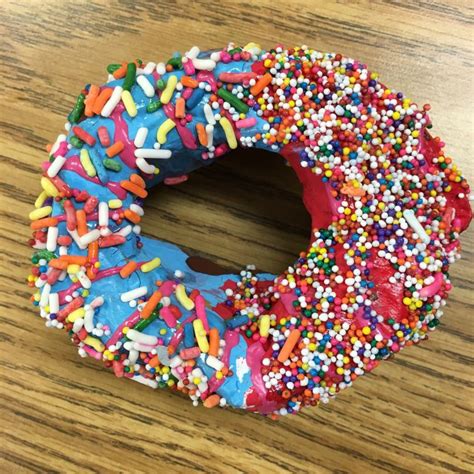 Th Grade Paper Mach Donuts Wow Art Project Paper Mache Paper