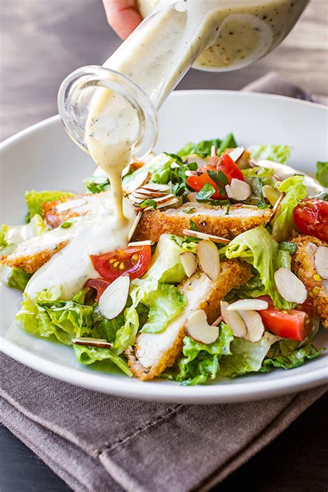 Crispy Honey Mustard Chicken Chopped Salad