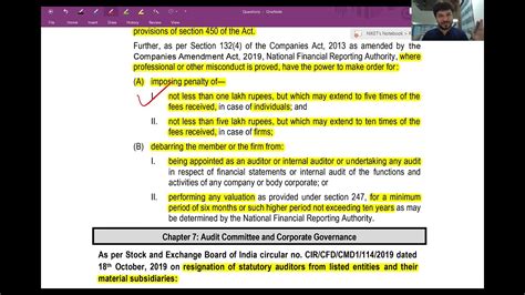 RTP Discussion CA Final Audit Nov 2020 YouTube