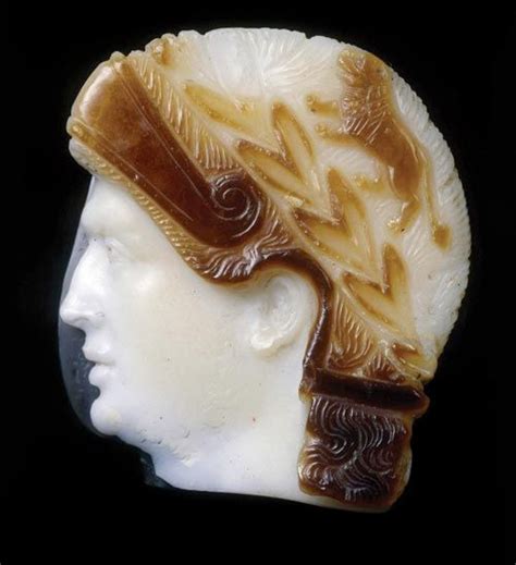 Hellenistic Period Sardonyx Cameo Portrait Of Mark Antony As Alexander