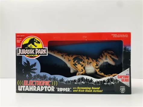 JURASSIC PARK SERIES 2 Electronic Utahraptor Ripper Vintage 1994 Kenner