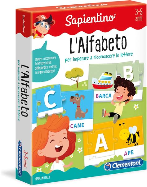 Clementoni Sapientino L Alfabeto Gioco Educativo Anni Tessere