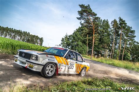 Janota Miroslav Nov K Petr Opel Ascona Lak Racing Rallye