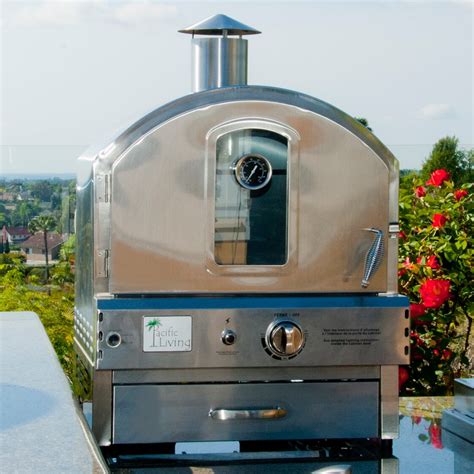 Pacific Living 22.8" Outdoor Pizza Oven Gas Grill & Reviews | Wayfair