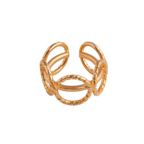 Buy Ethnic Andaz Noor Ring Gold Online