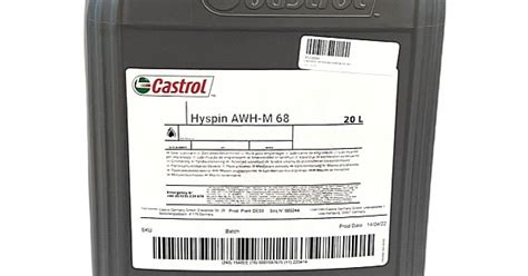 Castrol Hyspin Awh M L A Motex Bg