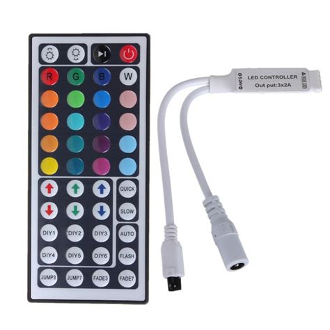 44 Key Mini IR Remote Controller Control For 3528 5050 RGB LED Strip Light | Alexnld.com