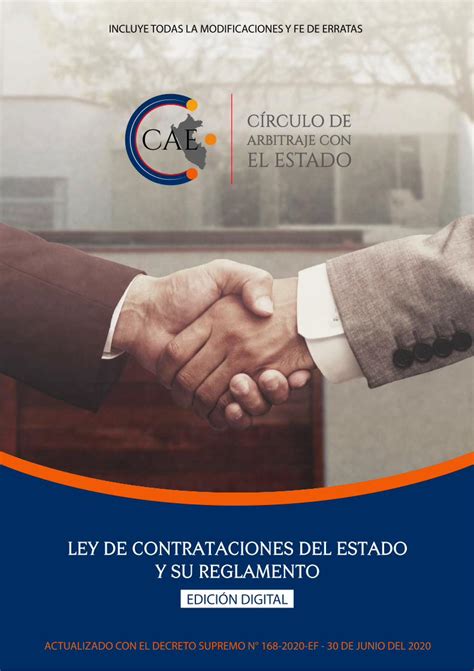 PDF Ley De Contrataciones Del Estado Y Su Reglamento CAE 2020 8