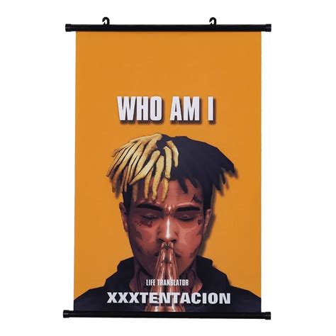 New XXXTentacion Rap Hip Hop Music Star Singer Art Poster Silk Light