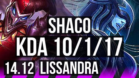 Shaco Seraphine Vs Lissandra Jinx Sup Legendary Na