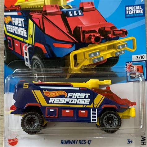 Toys Hot Wheels Runaway Resq Hw First Response 31 Hotwheels Emergency Vehicle New Poshmark