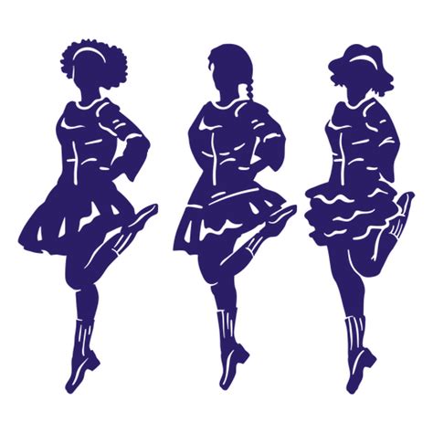 Design Png E Svg De Dança Mulheres Pessoas Silhueta Para Camisetas