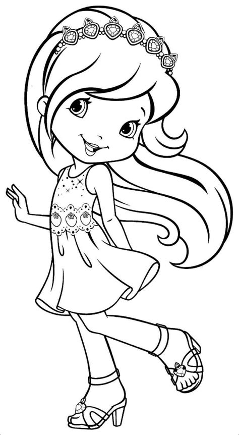 Detail Mewarnai Strawberry Shortcake Koleksi Nomer 5