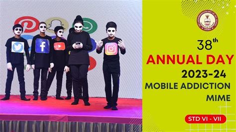 MOBILE ADDICTION MIME 38TH ANNUAL DAY 2023 24 S L N MAT HR SEC