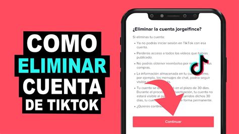 Como Eliminar Una Cuenta De Tiktok Youtube