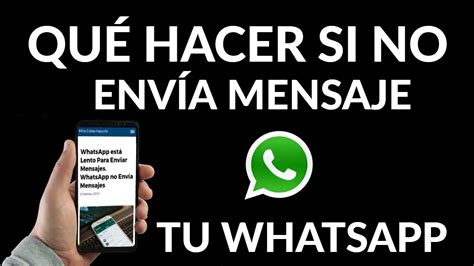 Por qué no puedo recibir mensajes de WhatsApp Haras Dadinco