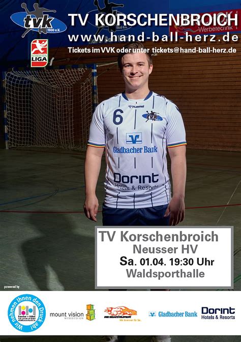 Kommt Rechtzeitig Zum Spiel Gegen Den Neusser Hv Handball Mit Herz