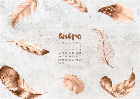 Calendario De Enero Imprimible Y Fondo Mlc Estudio Inspiraci N Y