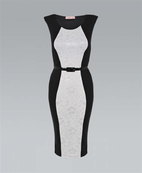 Krisp Lace Hourglass Illusion Bodycon Midi Dress New In From Krisp Clothing Uk