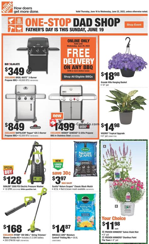 Home Depot Father S Day Sale Ad Pdf Nessa Lurette