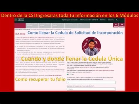 Como Llenar La Cedula De Solicitud De Incorporacion Cedula Unica