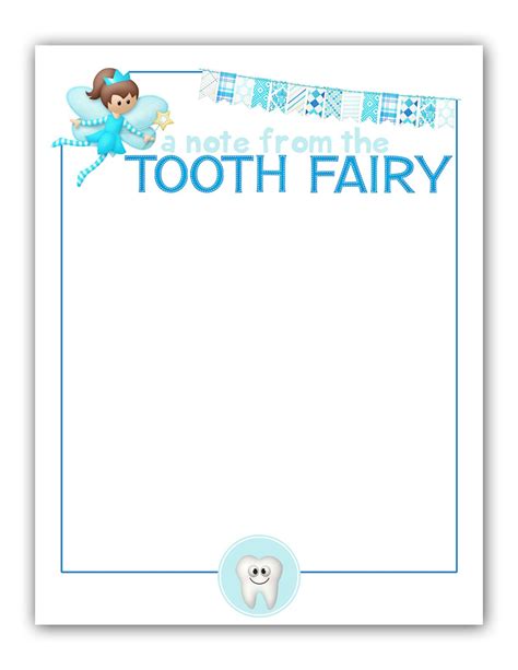 Free Printable Tooth Fairy Letter