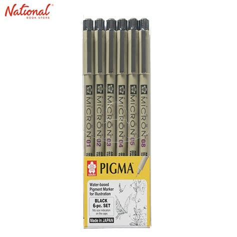 Sakura Pigma Micron Drawing Pen Black Xsdk 6A 6S National Book Store