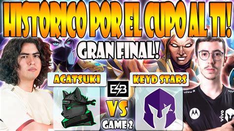 ACATSUKI VS KEYD STARS BO3 GAME 2 FINAL MNZ LEO VS COSTABILE QUALIFIER