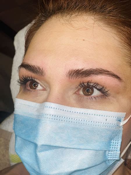 Obrve Japanskom Metodom Iscrtavanje Obrva Microblading Salon Lepote