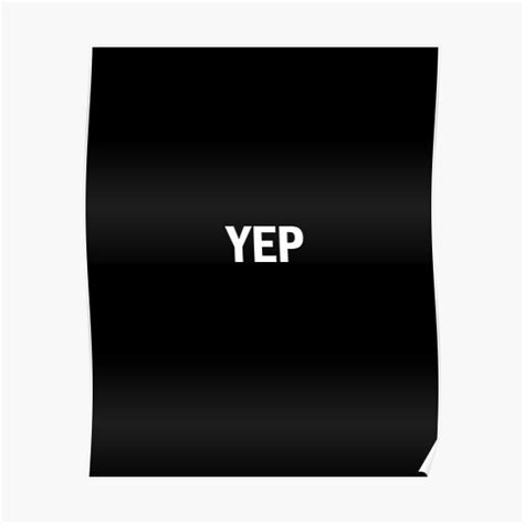 "YEP emote / meme" Poster by crecks | Redbubble