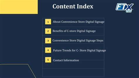 The Benefits Of Digital Signage For Convenience Stores Ppt