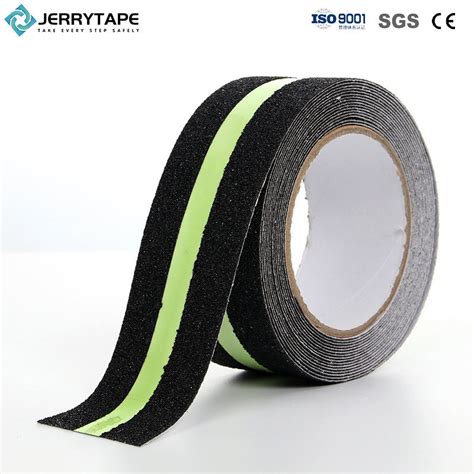 China Factory Anti Slip Traction Tape With Glow In Dark Safety Strip