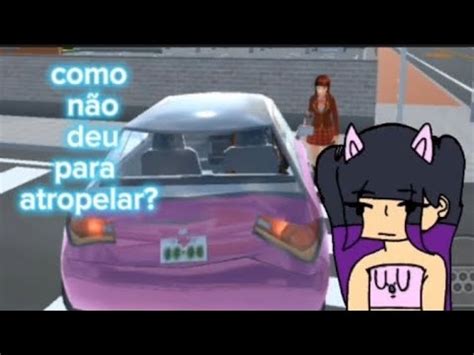 como não deu para atropelar o npc no Sakura School YouTube